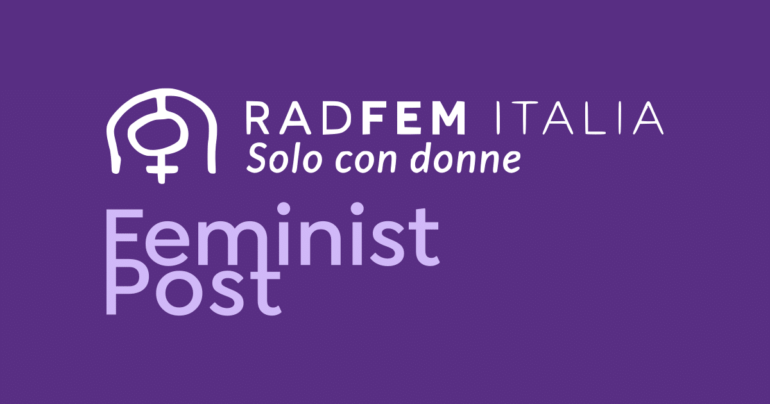 RadFem Italia: “Il nostro Feminist Post nei guai”